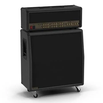 Guitar Amplifier Generic 3D Model 3D Model