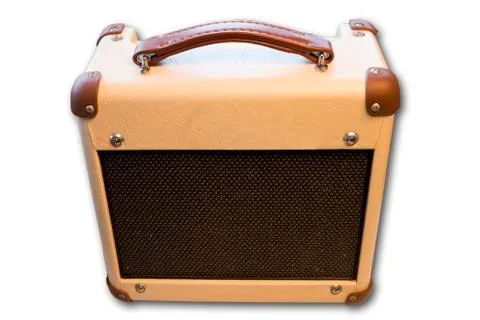 Guitar amplifier isolated Stock Photos
