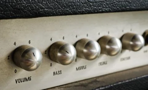 Guitar amplifier Foto stock