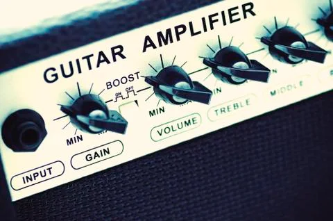 Guitar amplifier Stock Photos