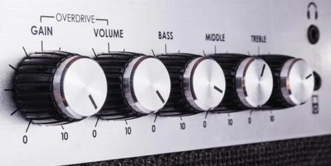 Guitar amplifier Stock Photos