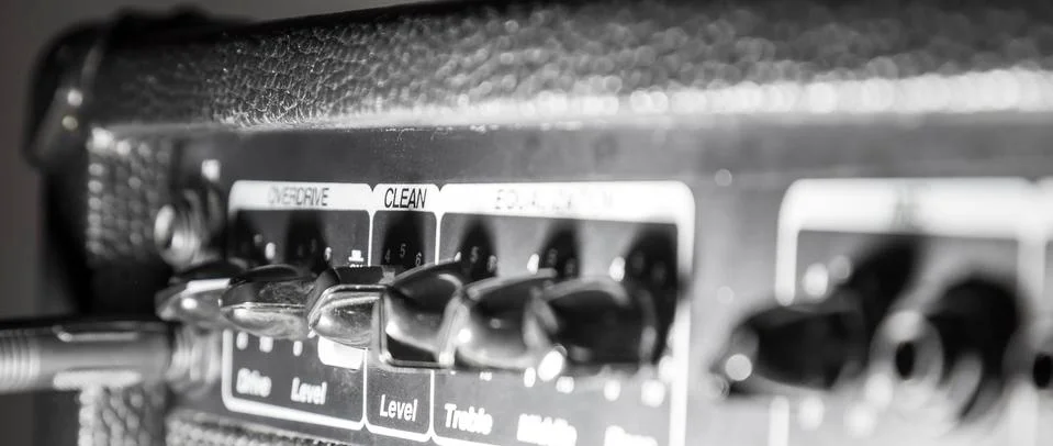 Guitar amplifier Fotos Stock