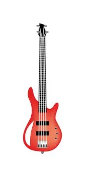 Guitar and speaker Stock Illustration