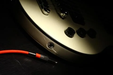 Guitar and wire Stock Photos