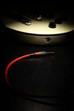Guitar and wire Stock Photos