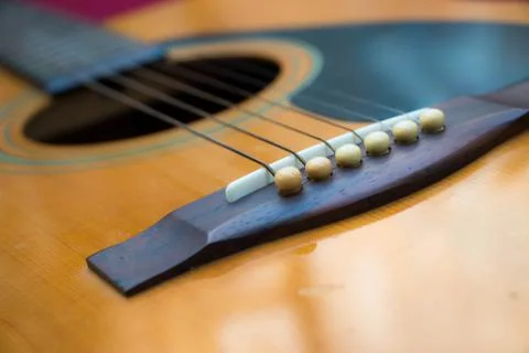 Guitar background Stock Photos