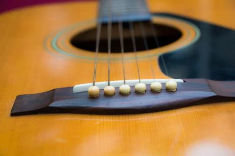 Guitar background Stock Photos