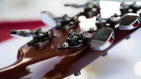 Guitar background Stock Photos