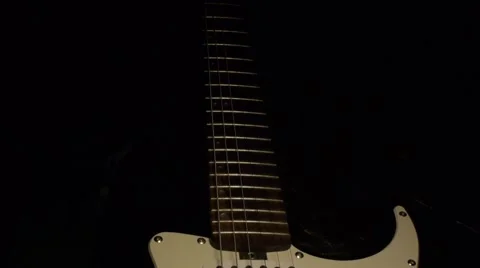 Guitar Body Stock Footage 41785240