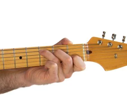 Guitar c chord Stock Photos