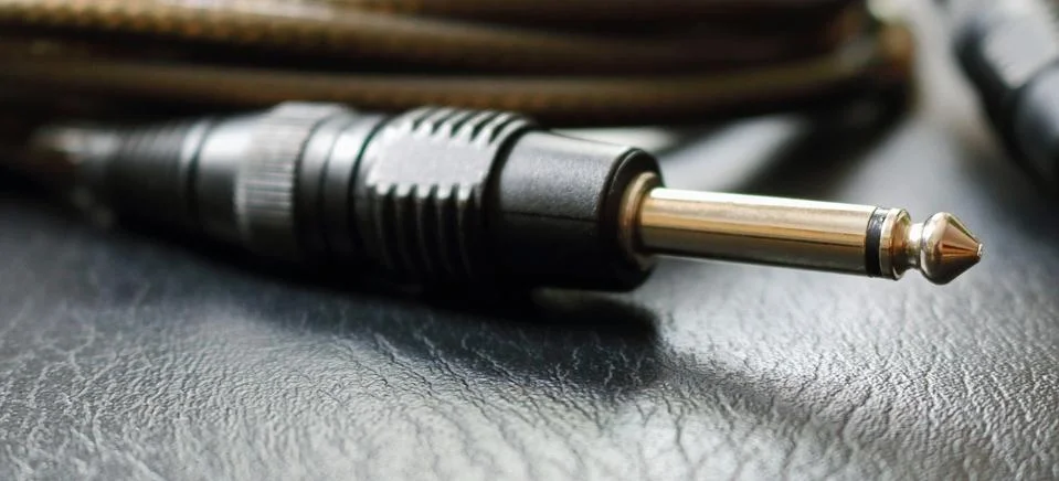 Guitar Cable With Jack Stock Photos