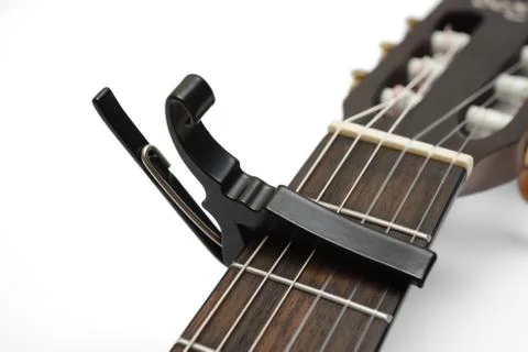 Guitar capo Stock Photos