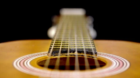 Guitar Change of Focus 库存影片 123918710