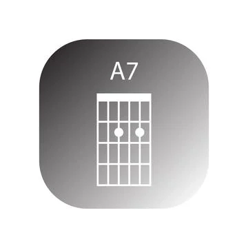 Guitar chord icon vector Stock Illustration