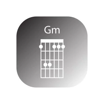 Guitar chord icon vector Stock Illustration