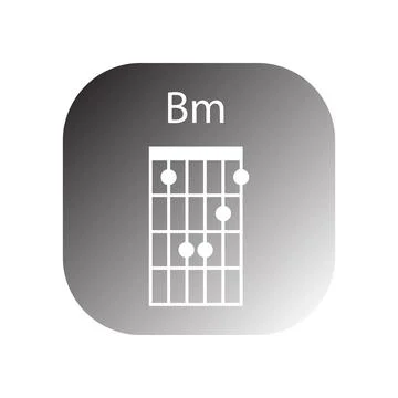 Guitar chord icon vector Stock Illustration