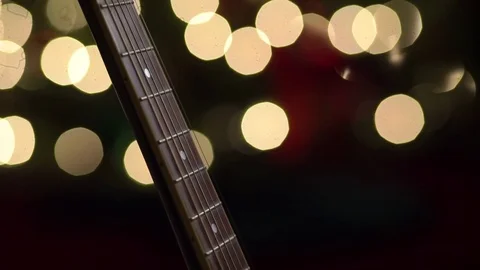 Guitar Christmas tree Stock Footage 83292751