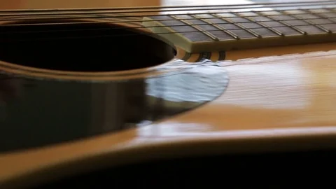 Guitar close up 01 Stock Footage 75916515