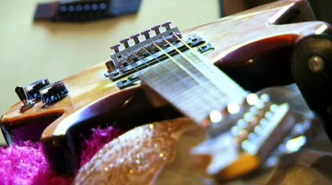 Guitar close Video stock 800560