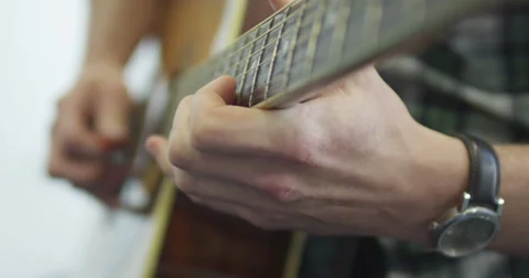 Guitar Close-Up Stockbeeldmateriaal 38056523