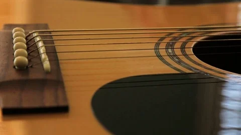 Guitar close up 스톡 동영상 76733698