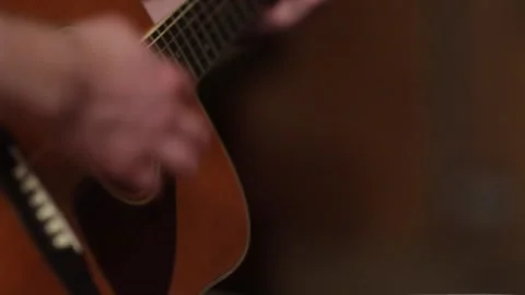 Guitar close-up Stock Footage 147958498