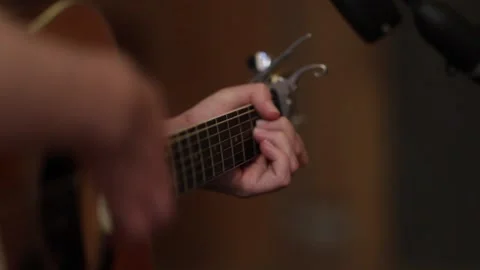 Guitar close-up Stock Footage 147958502