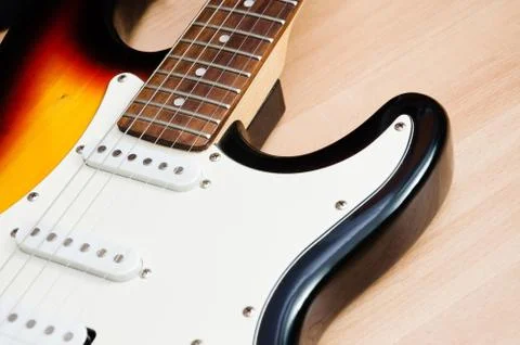 Guitar close up Stock Photos