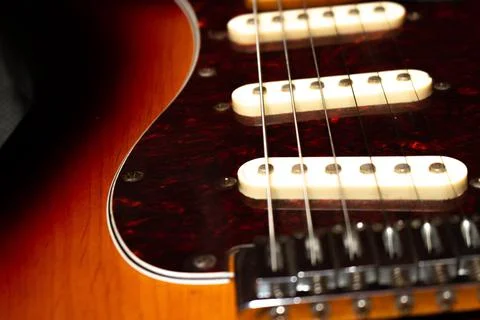 Guitar close up Stockfoto's