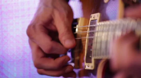 Guitar closeup Stock Footage 45997467
