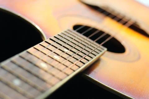 Guitar closeup Stock Photos