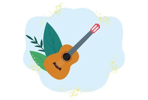 Guitar Concept Illustration Illustrazione stock