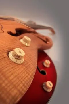 Guitar Control Buttons Stock Photos