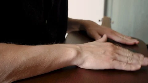 Guitar drumming - 4k- Video stock 112606028