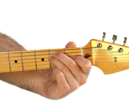 Guitar e chord Stock Photos