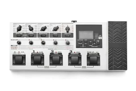 Guitar effect processor Stock Photos