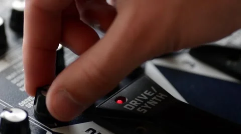 Guitar Effects Pedal Stock-Footage 50614233