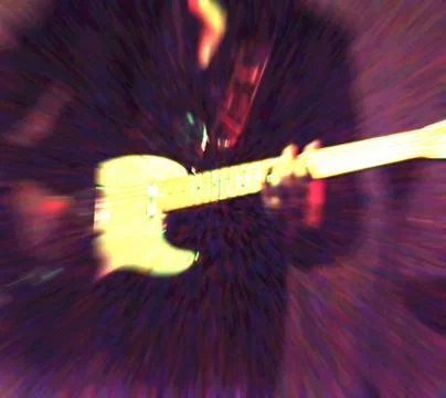 Guitar explosion 스톡 사진