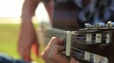 Guitar Stock Footage 12103183