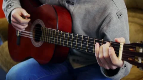 A guitar 库存影片 20430362