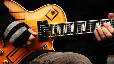 Guitar Stock Footage 86546336