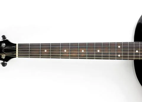Guitar fretboard Stock Photos