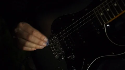 Guitar hand Stock Footage 94597105