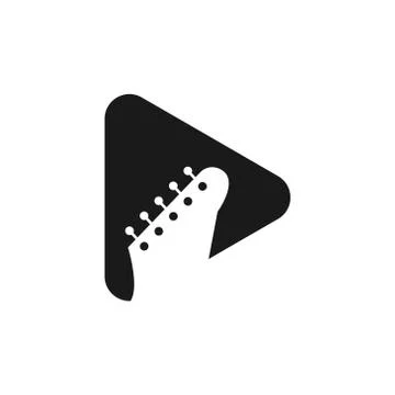 Guitar head vector design illustration Stock Illustration