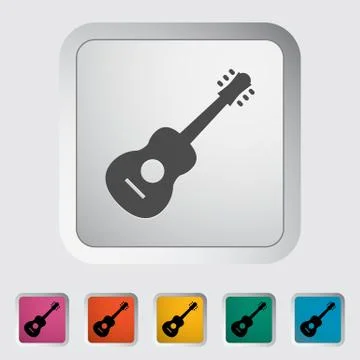Guitar icon Stock Illustration