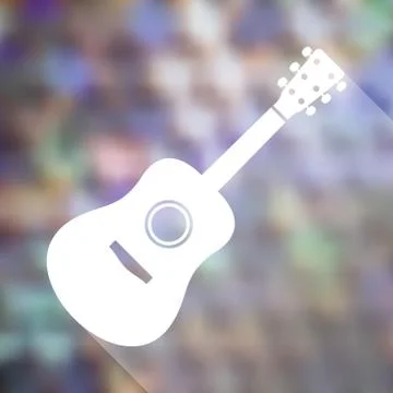 Guitar icon Stock Illustration