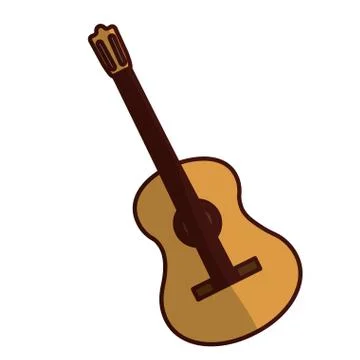 Guitar icon image Illustrazione stock