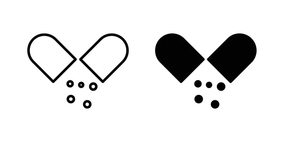Guitar icon vector template set in black Stock Illustration