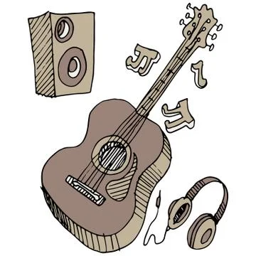 Guitar Stock Illustration