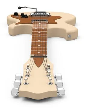The guitar Stock Illustration